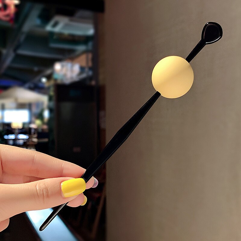 Neue Koreanische Frauen Einfache Ball Haar Stöcke Runde bilden Haarnadeln Haar Clips Stifte Süssigkeit Farbe Mädchen Haar Zubehör Schmuck