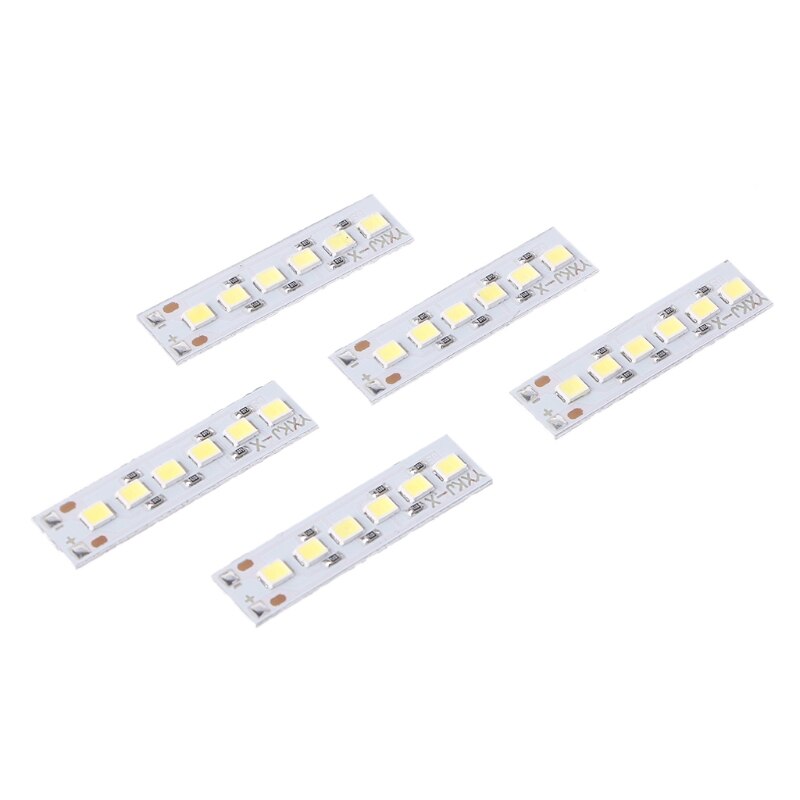 Lumière li-on USB 3.7, 5 pièces, DC 18650 V-5V, variateur