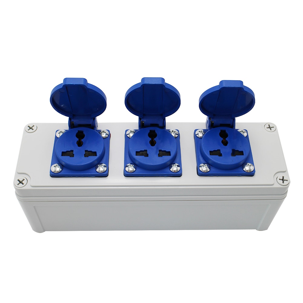 Plastic Waterdichte Socket Doos Huishoudelijke Socket Junction Box Outdoor Regendicht Socket Doos Ontmoette Wartels en Draadconnectors