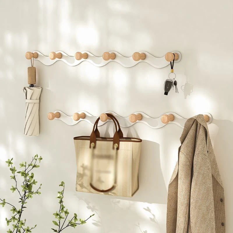 4/5/6/7/8 Tür hinten Haken Kleidung Mantel Hut Schal Schlüssel Kleiderbügel Wandre gal für Wohnzimmer Küche Bad Organizer Halter