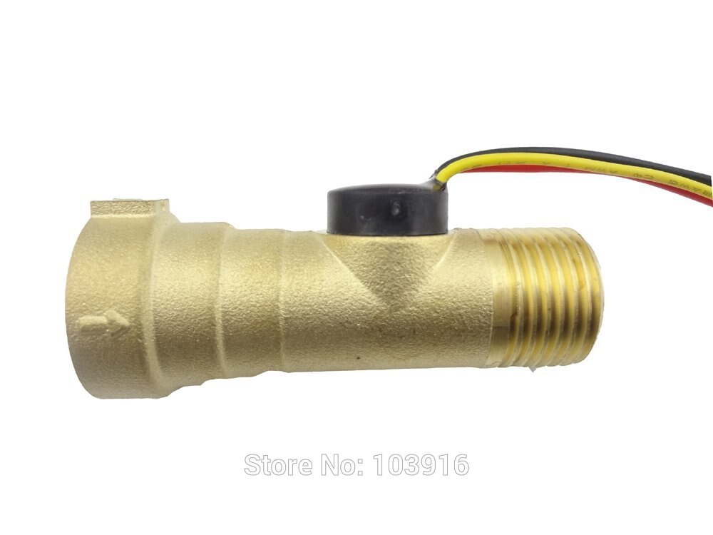 Electronic Flow Meter, Electronic Flow Sensor 1-30L/M for solar water heater, water flow meter