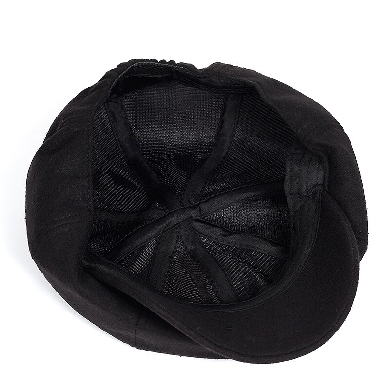Winter hats Woolen Cap Ear Protect Warm Man Hat Foldable Berets leisure thicken Soldier Cap touca