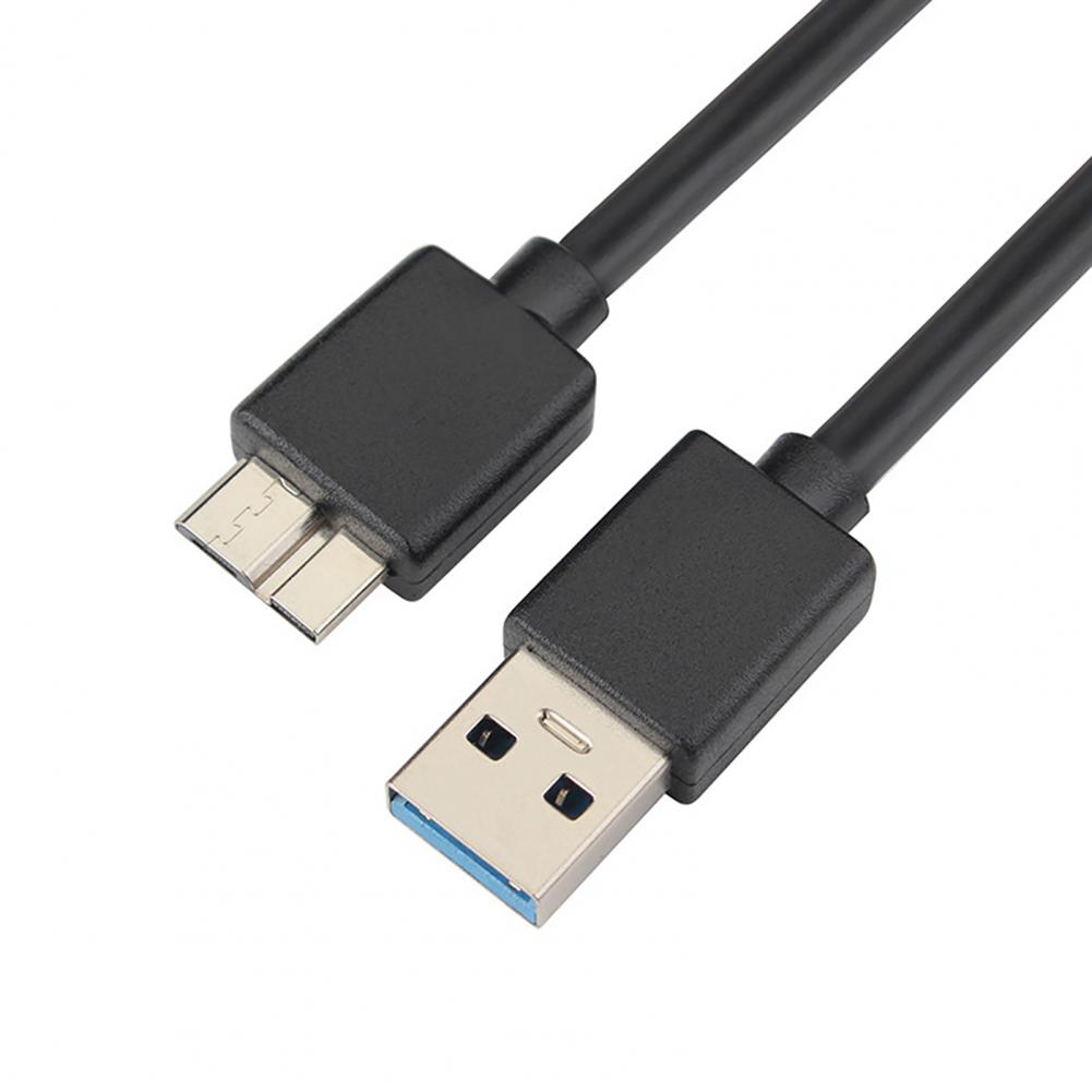 Kabel voor harde schijf USB 3.0 A mannelijk naar micro B mannelijk Hoge snelheid datakabeladapter Adapter voor harde schijf