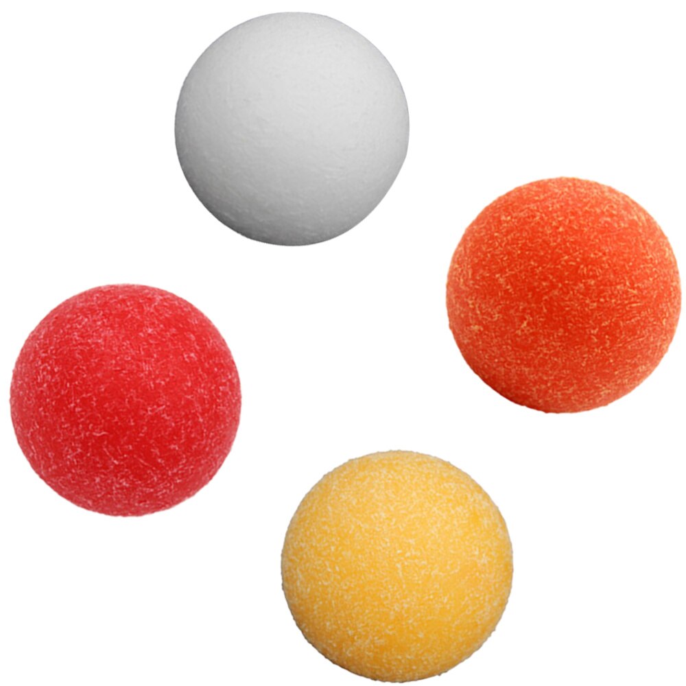 4pcs Table Football Ball Durable Delicate Tabletop Soccer Ball Tabletop Plastic Soccer Game for Outdoor