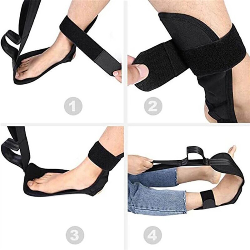 Yoga Stretching Been Brancard Band Voor Ballet Cerebrovasculair Accident Trainer Flexibiliteit Been Stretch Gym Riem Been Enkelbrace X276 + een