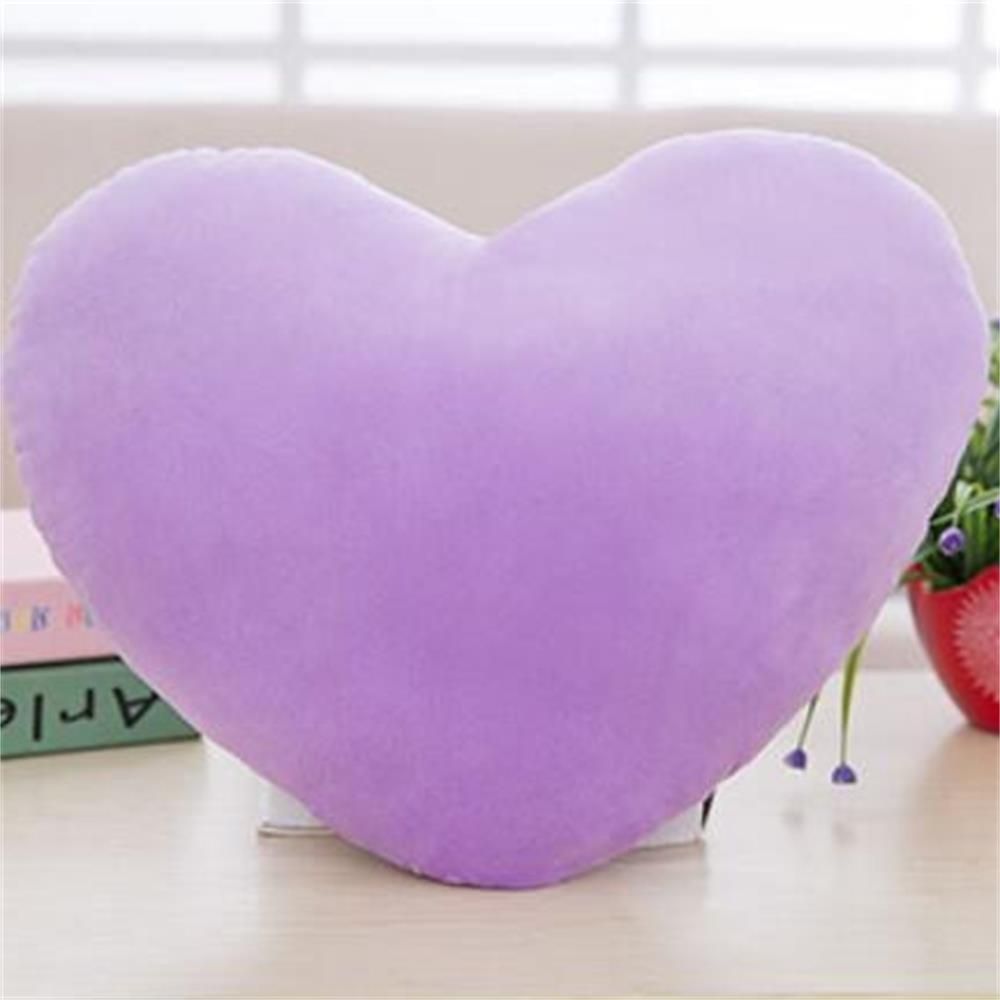 Heart Plush Toys Soft Pillow Kawaii Toy Lovely for Birthday Home Decorative Valentines Day Decorative Soft Stuffed Pillow: WHITE