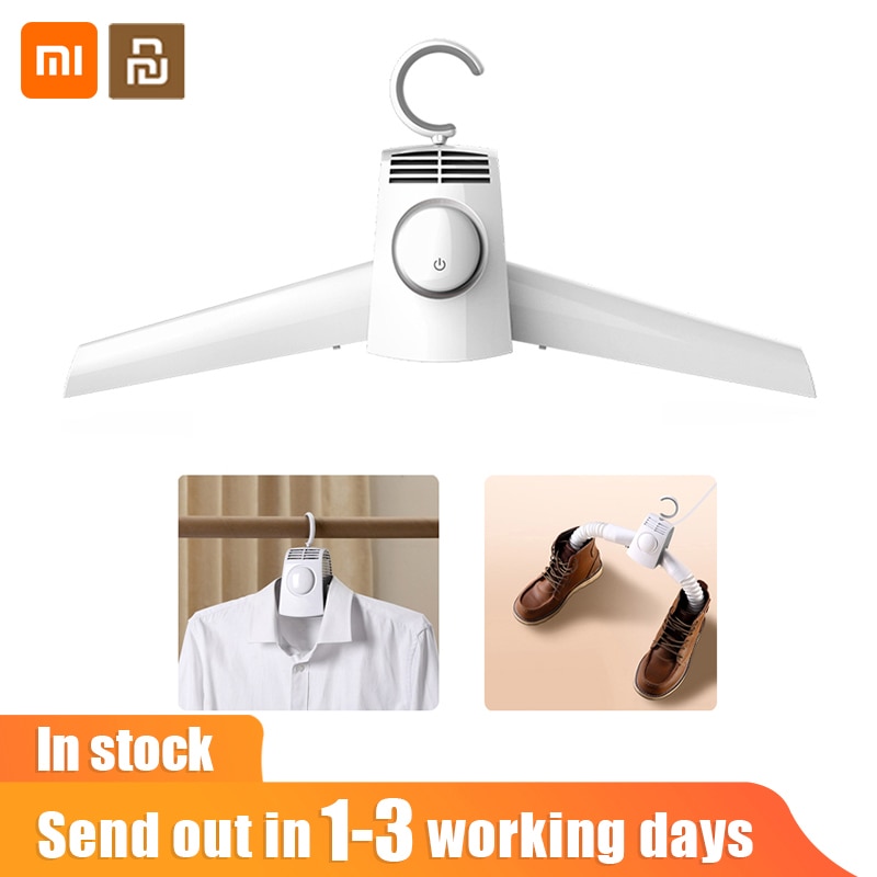 Xiaomi secador de ropa zapatos portátiles secador de ropa perchas plegable secadora eléctrica