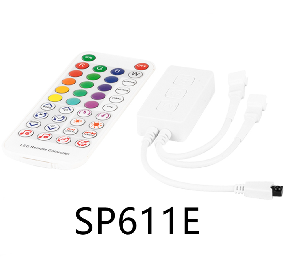 WS2812B Led Strip Licht Controller Blue Tooth SP105E SP110E Wifi SP108E SP511E Muziek SP107E SP601E WS2811 SK6812 Lichten DC5V-24V: SP611E