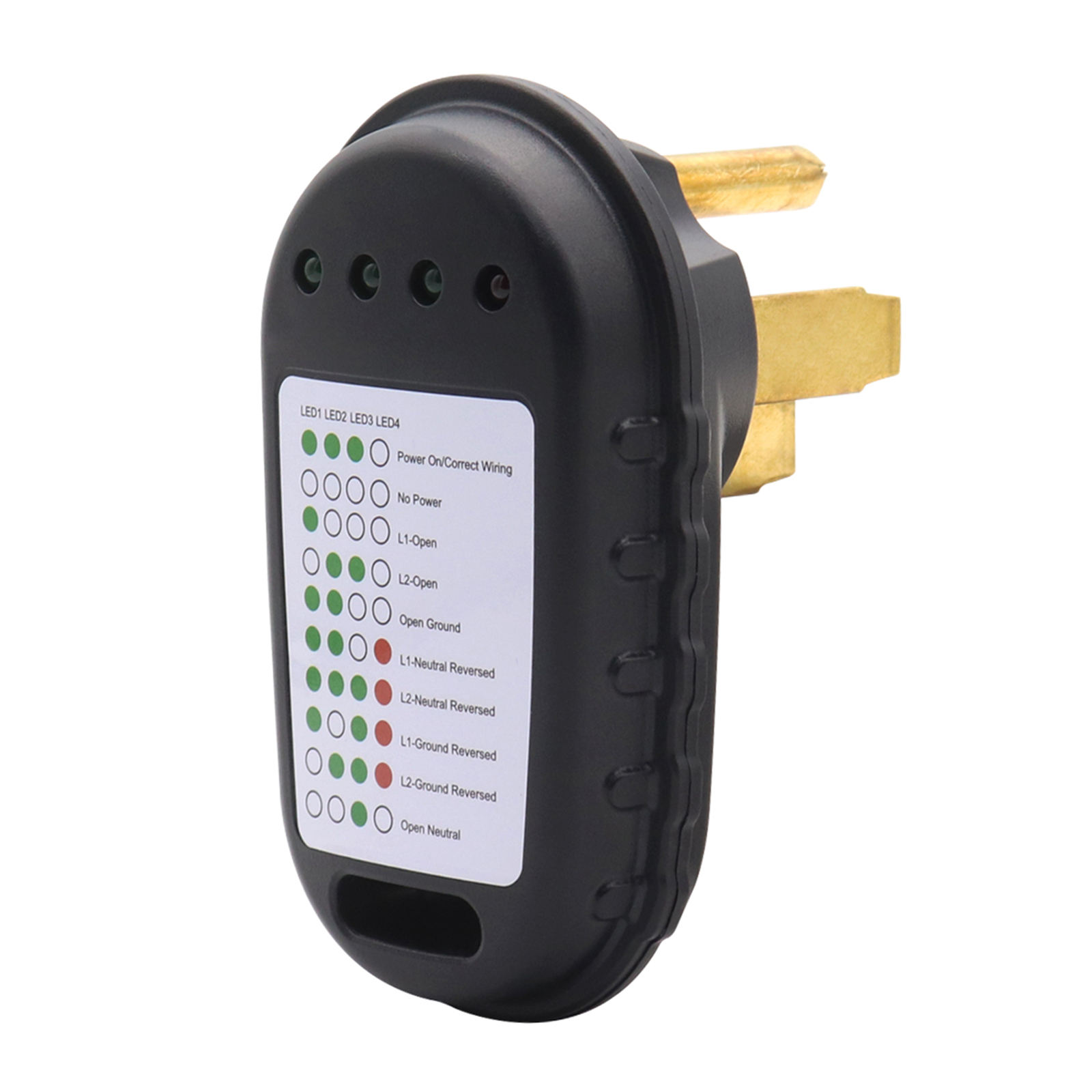 RV Power Tester/ Surge Protector, Surge Protection Circuit Analyzer Receptacle Tester for RV Trailer Camper