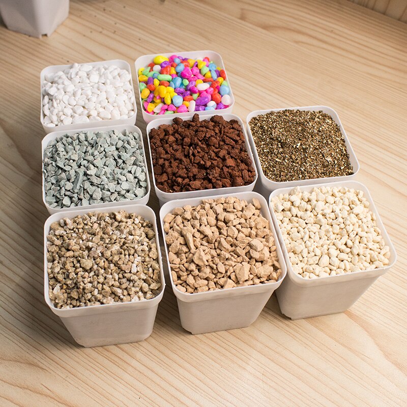 500g decoratieve tuinkiezels, stenen, vetplanten, bloempot, bestrating, aquariumdecoratie, maat s/m/l