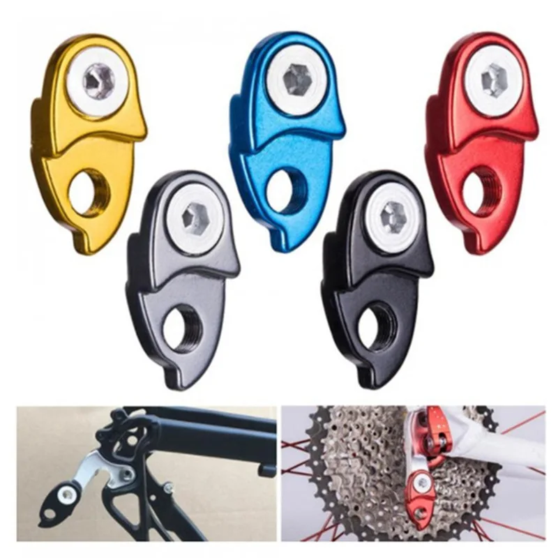 1 unidad de extensión de suspensión de cambio trasero de bicicleta, extensor de aluminio para bicicleta de carretera, marco de ciclismo de montaña, extensor de gancho trasero, piezas de bicicleta