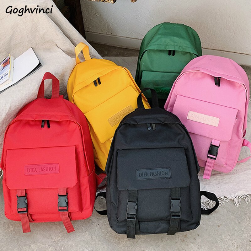 Backpacks Women Unisex Harajuku Large Capacity Chic Womens Korean Style Colorful Appliques Preppy Canvas Backpack