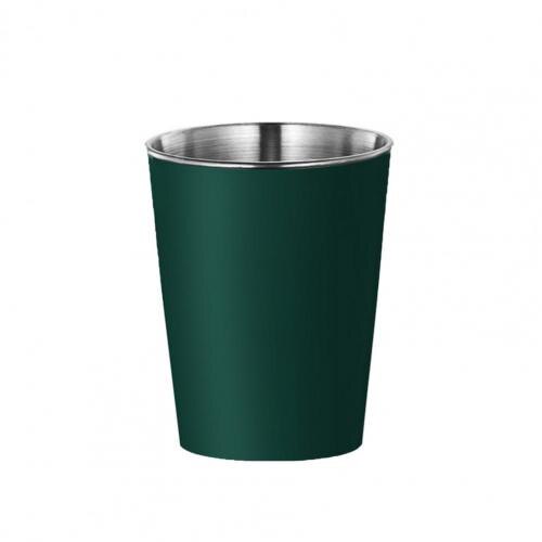 350/500ml Espresso Cups Stainless Steel Stackable Mug Coffee Cups Juice Beer Mug Water Cup Tumblers Coffee Mug Drinking Cup: Atrovirens 350ml