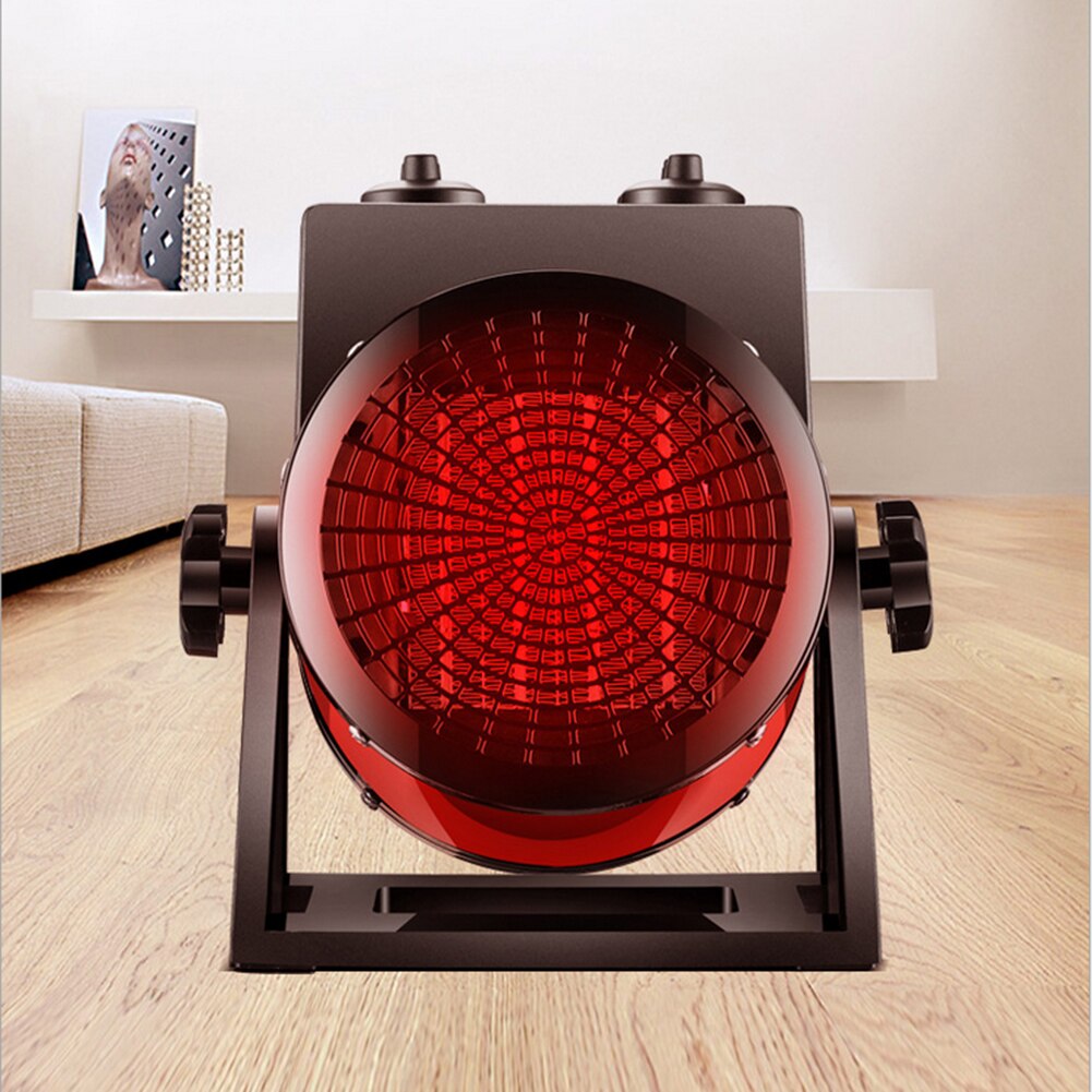 2000W Electric Air Heater Fan 2 Gears Adjustable Overheat Protection Room Warmer Three-plug Commercial Household Heater
