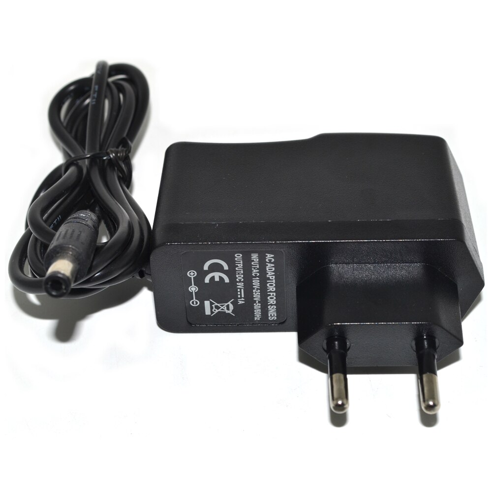 10 stks veel AC Adapter Voeding Chargeing Kabel Voor SNES EU Plug