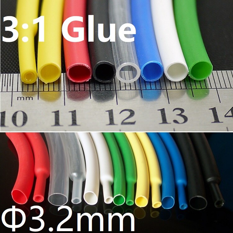 QUARKZMAN Krimpkous-slangen 12,7 mm x 9,1 m, met lijm 4:1, hitte-krimpbuis, waterdichte isolatieslang voor kabels, krimpkappen, zwart