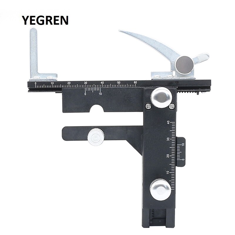 Microscope X-Y Movable Stage Metal Attachable Mechanical Stage 0-60mm Scale Ruler Biological Microscope Slide Clip