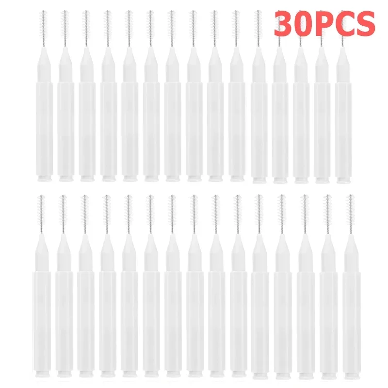 50PCS Mini Eyebrow Brush Portable Brow Perm Brushes Disposable Bendable Micro Eyelash Brow Lifting Brushes Applicators Tools: Silver