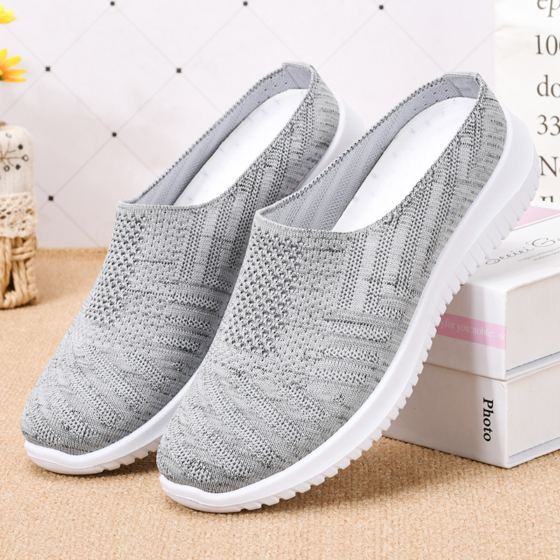2023 scarpe basse Casual da donna pantofole estive con foro traspirante cavo da donna scarpe da passeggio leggere all'aperto Plus Size mezze pantofole