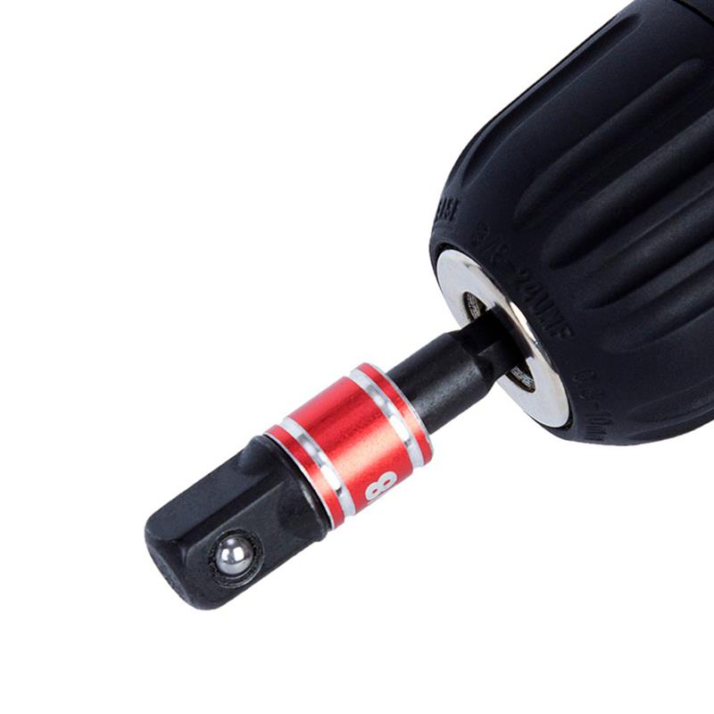 3 pièces adaptateur de prise d'impact coloré perceuse ensemble d'extension haute vitesse transforme la perceuse électrique en écrou pilote 1/4 ", 3/8" et 1/2 "lecteur