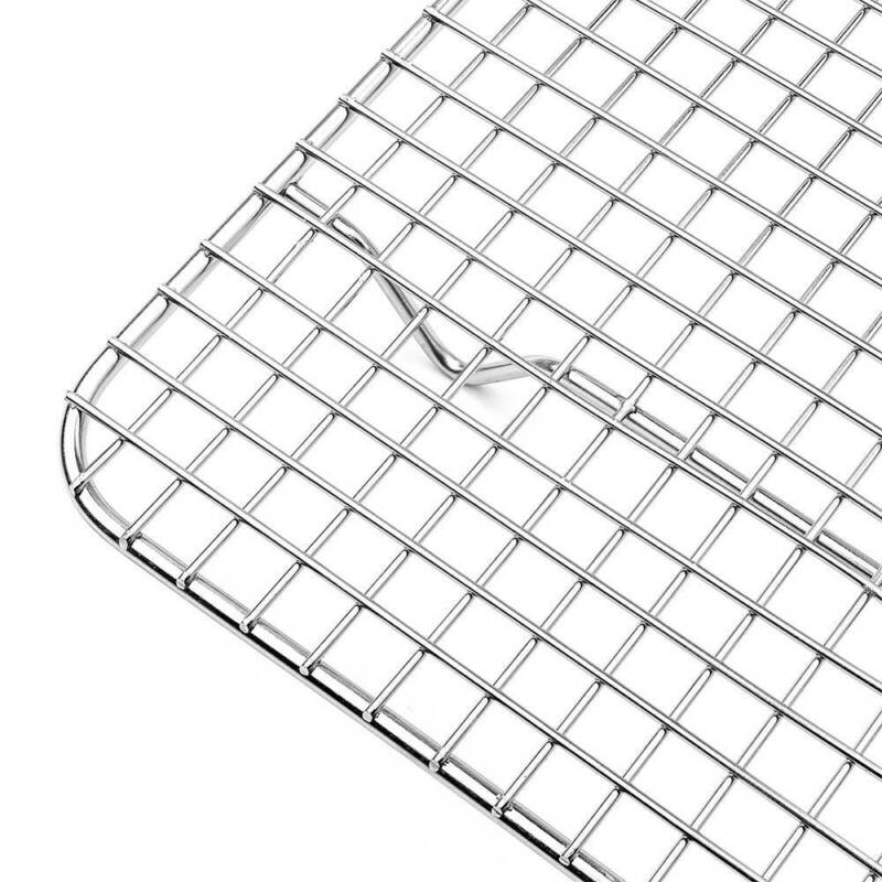 Medium Size Stainless Metal Wire Muffin Bun Biscuit Baking Cooling Tray Rack