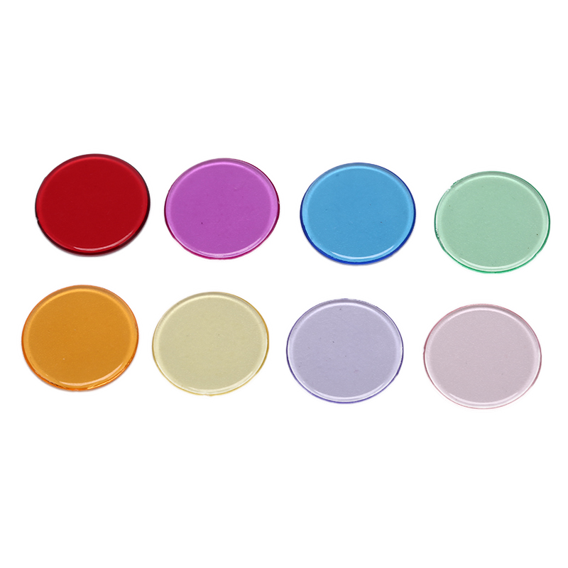 Fichas de póker de plástico, marcadores de Bingo de Casino, Token divertido, juegos de mesa de Club familiar, juguete, , 8 colores, 19mm, 100 Uds.