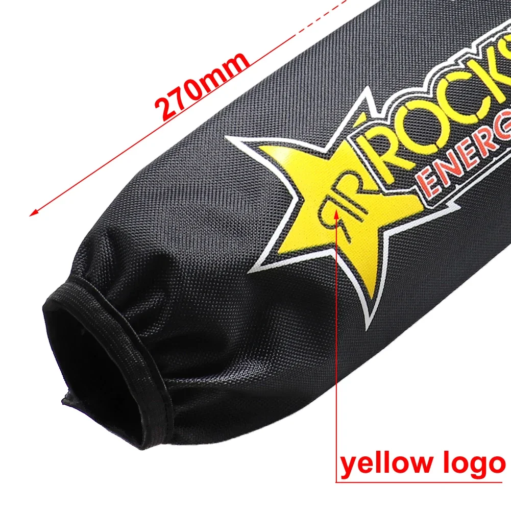 Protecteur universel de Suspension d'amortisseur arrière, 27cm 35cm, pour Yamaha Dirt Bike, housse de Protection pour moto, ATV, Quad, Scooter: Ivoire