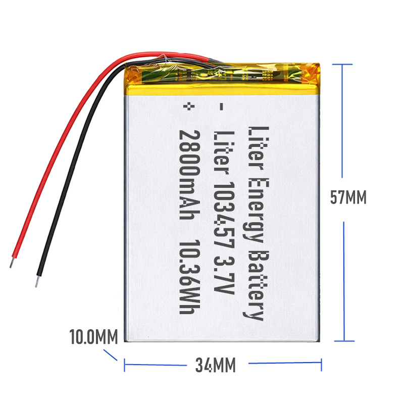 3.7V Rechargeable Battery 102025 500mAh 102525 600mAh 102550 1500mAh 103442 1500mAh 103457 2800mAh 104546 2200mAh 5000mAh: 5600 K