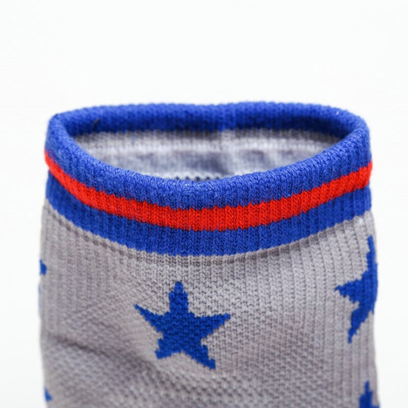 Basketbal Sokken Handdoek Bodem Verdikte Elite Sokken Ster Patroon Professionele Outdoor Mannen Sport Sokken Antislip