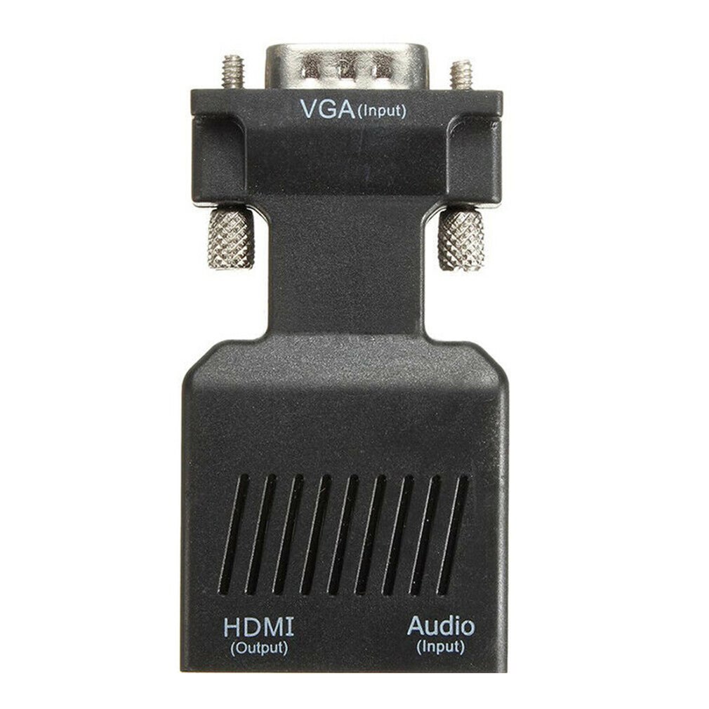 VGA naar HDMI Adapter met Audio Male VGA naar Vrouwelijke HDMI Converter Laptop naar TV voor PC Laptop VGA naar HDMI