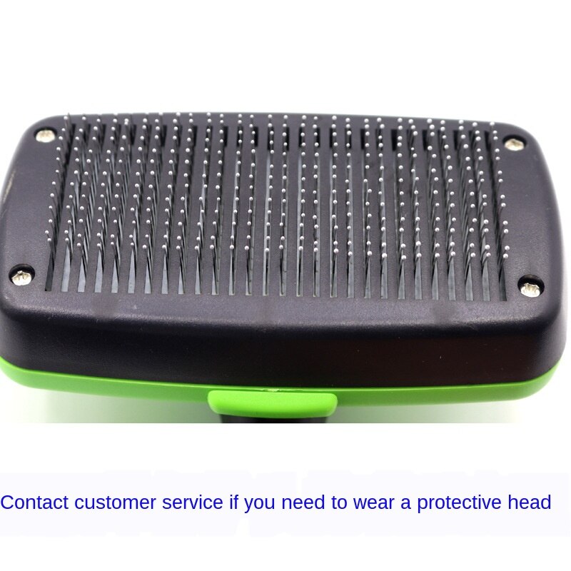 Self-cleaning needle comb for cats and dogs large retractable open knot comb pet comb fading beauty hair depilation: H