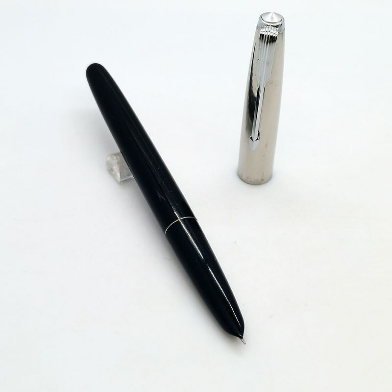 Stylo plume Vintage Hero Yong Sheng 412, de papeterie d&#39;écriture à pointe Fine pour étudiants utilisant les années 1990: Black