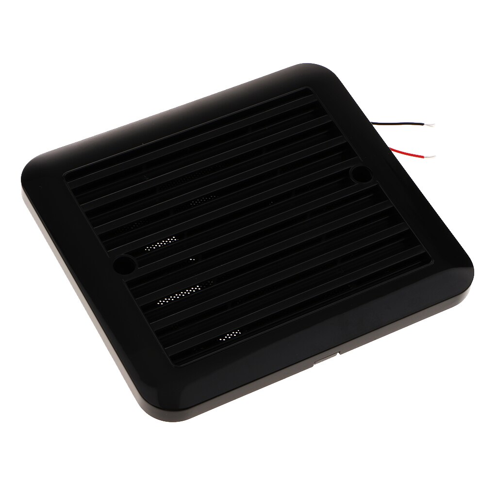 Rv Caravan Camper Side Air Vent Ventilatie Ventilator Waterdicht: Black