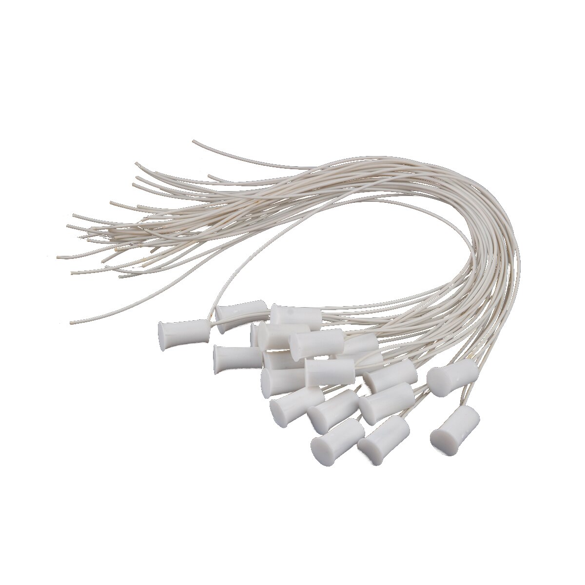 10 Pair Wired Door Window Sensor Recessed Magnetic Contacts Security Reed Switch Alarm For Home Security Alarm White