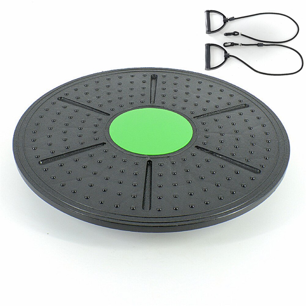 Yoga Fitness Balance Board 360 ° Rotatie Schijf Stabiliteit Met Doolhof Massage Abs Ronde Platen Voor Gym Thuis Taille Twist training: Green handle