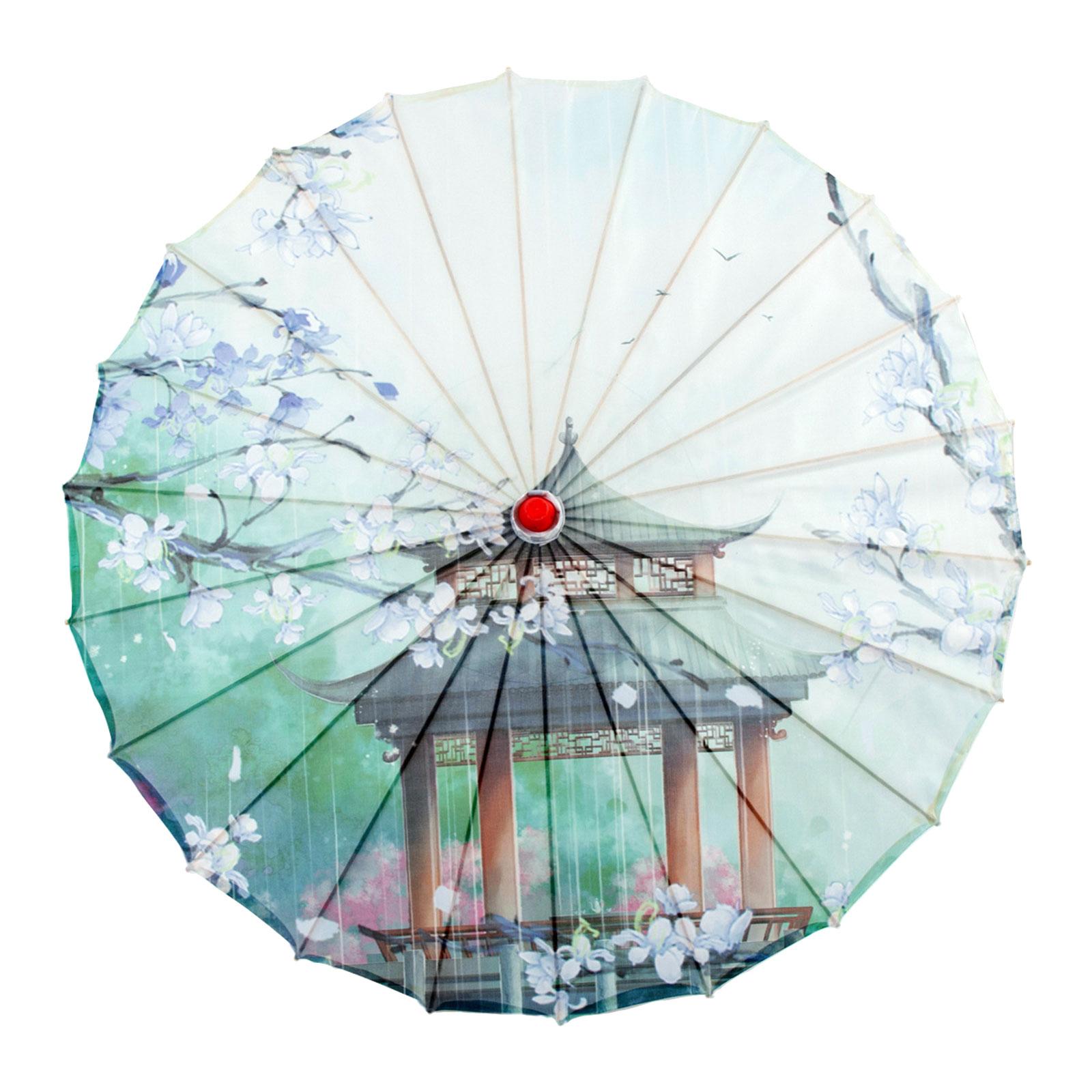 Parasol huilé fait à la main, parapluie de danse classique, art chinois et japonais, mariage, 32 po: YELLOW