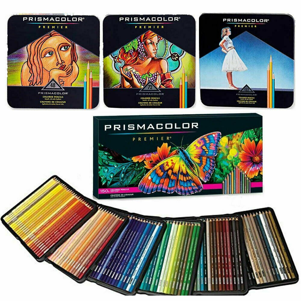 72 150 Prismacolor Artist Color Pencils Set Soft Core Colored Pencil Colores Profesionales Crayon De Couleur School Art Supplies
