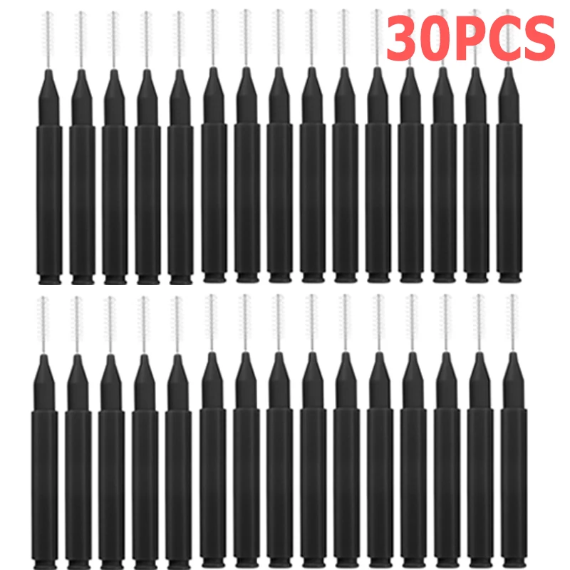Portable Mini Eyebrow Brush 20/50PCS Brow Perm Brushes Disposable Bendable Micro Eyelash Brow Lifting Brushes Applicators Tools: Brown