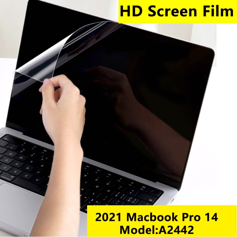 Soft Clear Film Hd Screen Protector Sticker Voor Macbook Pro 14 Inch M1 Pro/M1 Max Model; a2442 Mac Boek 14 Inch