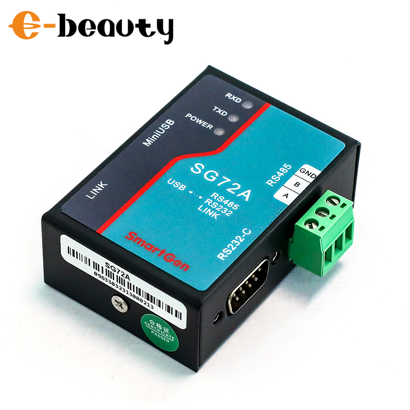 SG72A SmartGen USB Communication Port Conversion Module RS232 RS485 Link Diesel Generator Controller Spare Parts