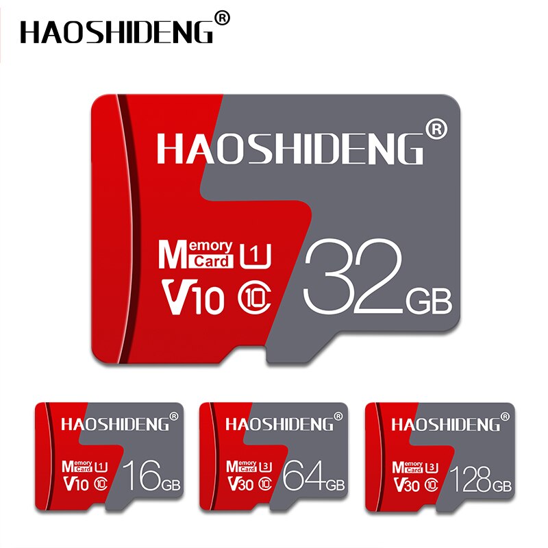 Klasse 10 micro sd-kaart 128gb 64gb 32gb 16gb tf-kaart geheugenkaart cartao de memoria 32gb microsd-kaart voor smartphone-adapter