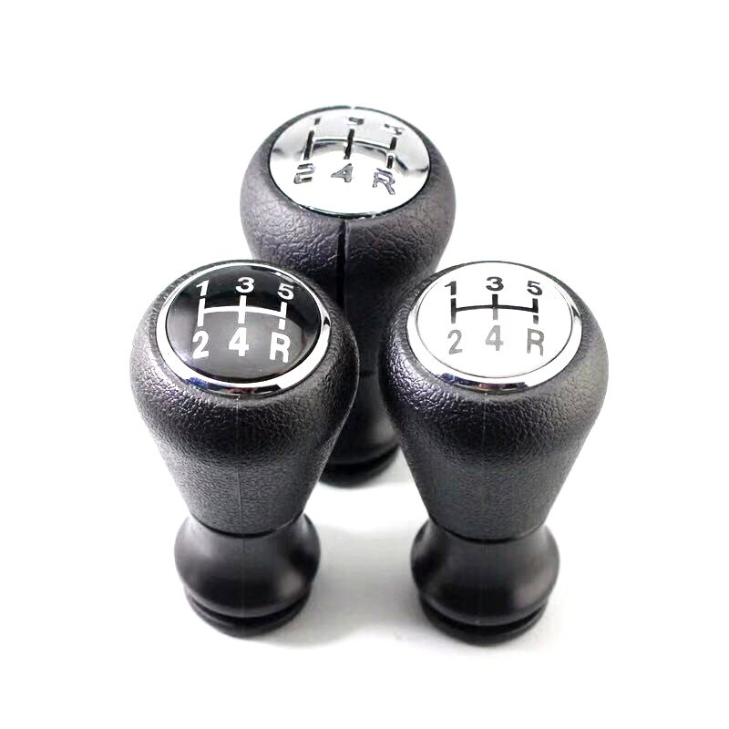 Car Gear Shifter Knob Leather Stick Car Gear Shifter Manual 5 Speed Shift Lever For Peugeot 106 206 306 406 407 107 207 307