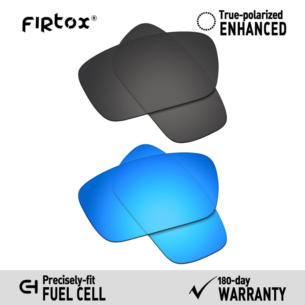 Firtox True UV400 Polarized Lenses Replacement for-Oakley Fuel cell OO9096 Sunglasses (Compatiable Lens Only) - Multiple Colors: Black-Blue