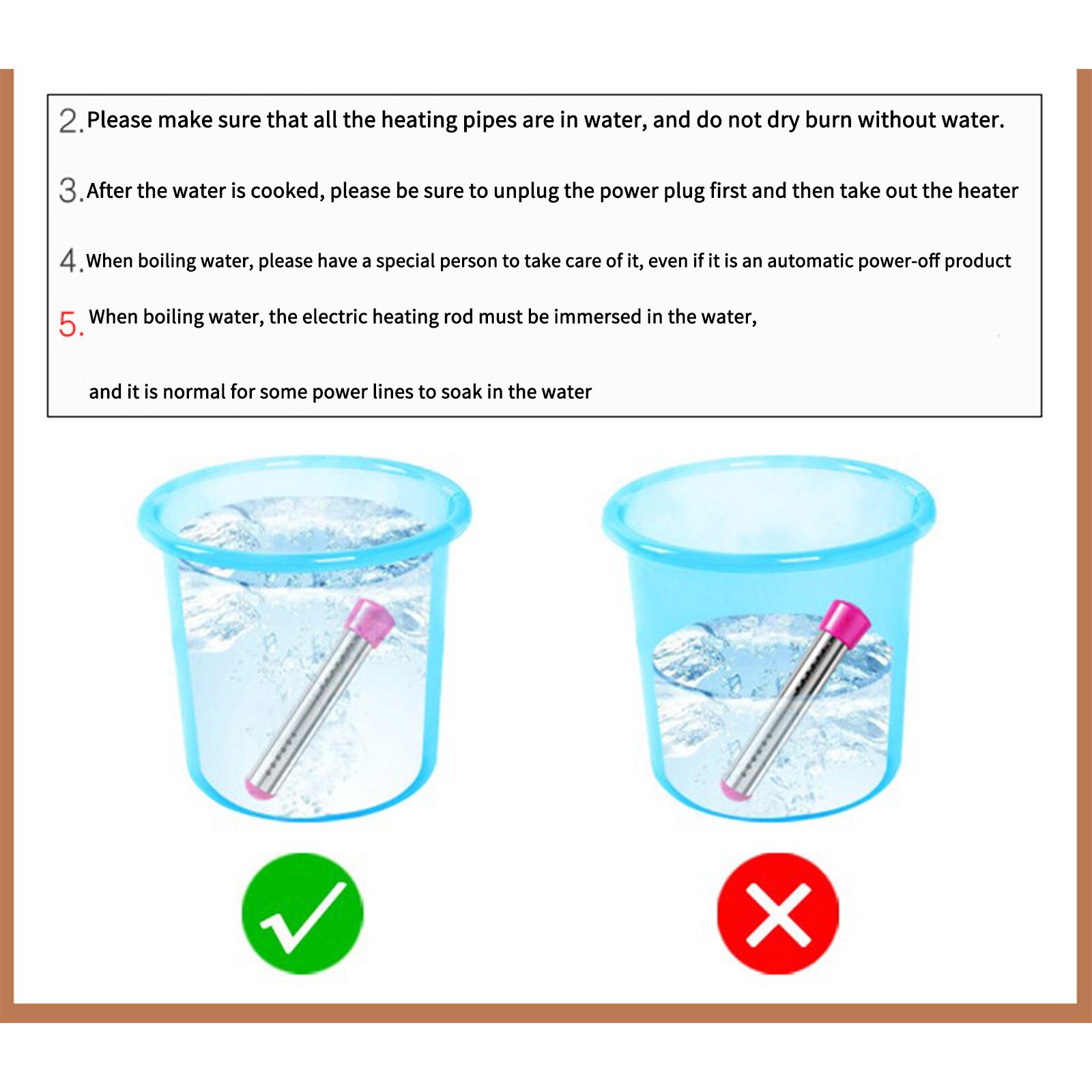 Electric Water Heater 1500w Floating Mini Boiler Portable Instant Water Heaters For Inflatable Swimming Pool Bathtub#db4