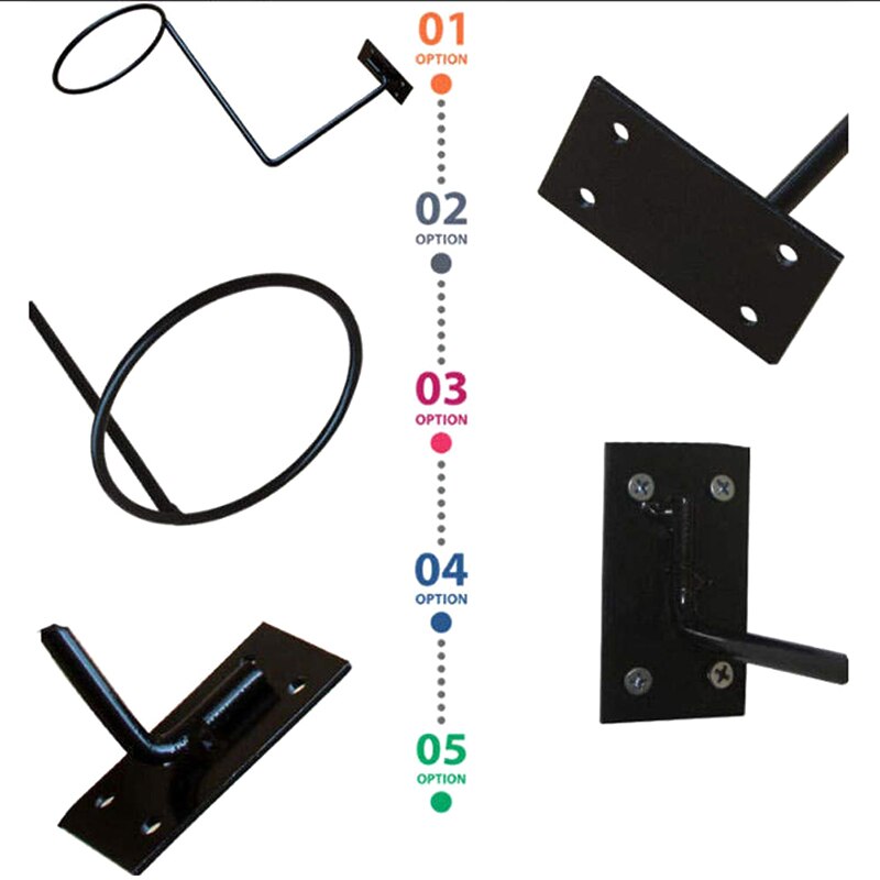 Pack de 3 accesorios para motocicleta percha para casco gancho montado en la pared