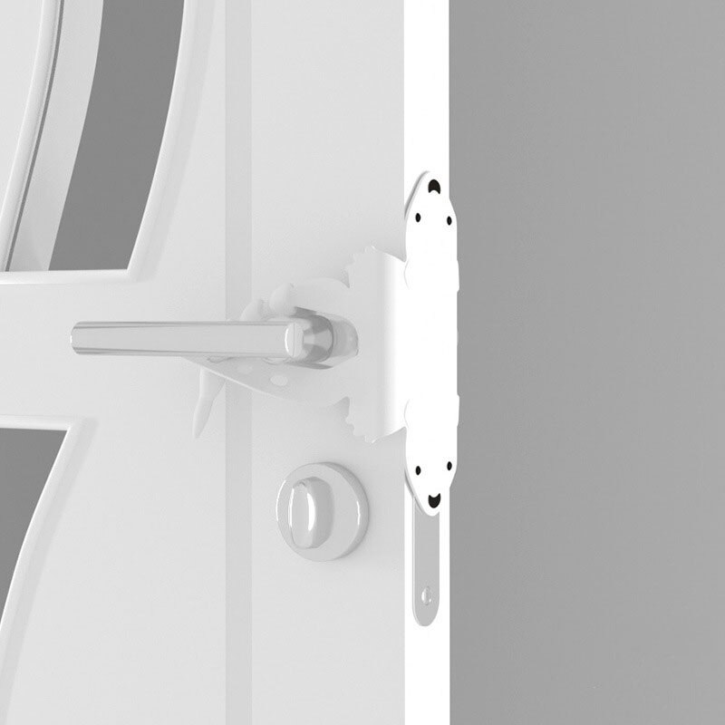 Porte de chambre à coucher, Protection Anti-collision, tampon Anti-Impact: WHITE