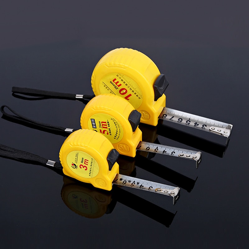 Measuring Tape Double Sides Steel Tape Measure Retractable Flexible Rule Metric Type Tapeline 3m 5m 7.5m 10m Measures Tape Tools