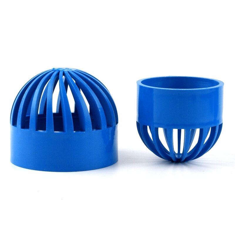1pcs 20-110mm PVC Pipe Aquarium Tank Vent Cap Permeable Seafood Pool Overflow Filter Isolation Fittings Screen Water Tank Joints