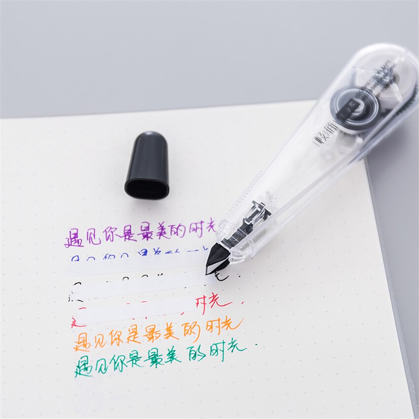 6M Long Portable Children Correction Tape, Simple Office Supplies Students Write Correcting Tape Stationery