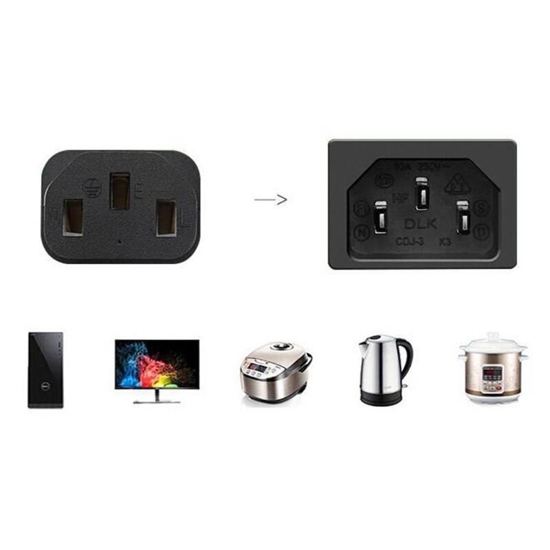 Câble d'alimentation ca, 1.5m, noyau de cuivre pur, Standard américain, pour cuiseur à riz, cuiseur à vapeur, yaourtière
